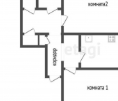3-комн, 49кв м, этаж 4/5 улица Хоца Намсараева, 8
