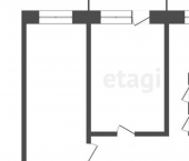 2-комн, 45кв м, этаж 4/5 ул Борсоева, 13