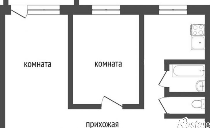 2-комн квартира Улан-Удэ, Ключевская улица, 84