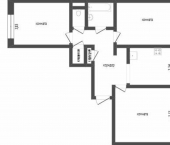 3-комн, 67кв м, этаж 3/10 Улан-Удэ, улица Чертенкова, 6