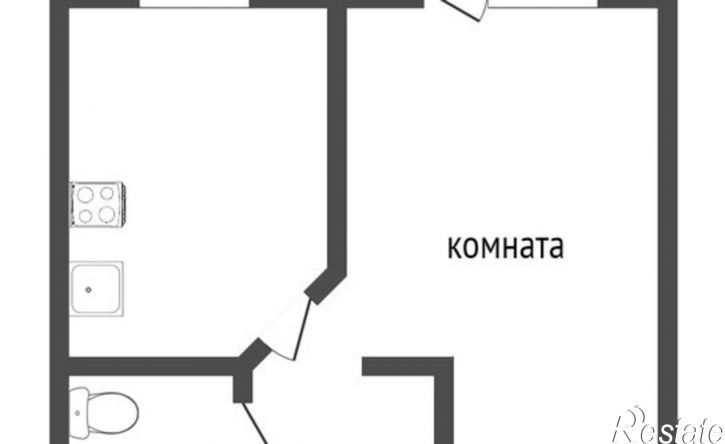 1-комн квартира Улан-Удэ, улица Добролюбова, 37А