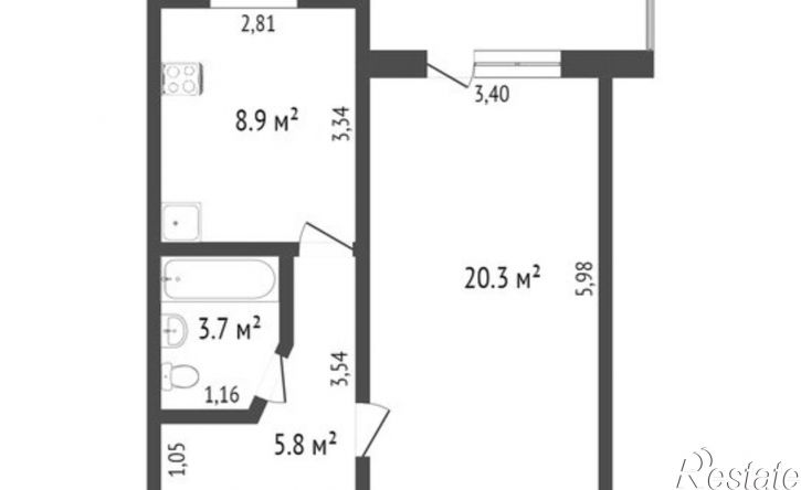 1-комн квартира Улан-Удэ, 111-й микрорайон, 15
